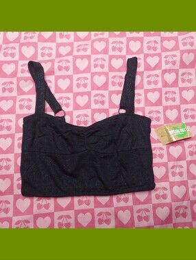 Black Selena Gomez Sports Bra